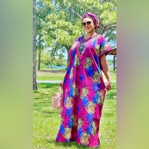 Ankara Bubu with head wrap